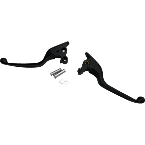 Drag Specialties - Drag Specialties Narrow Lever Set - Black - 0610-2322