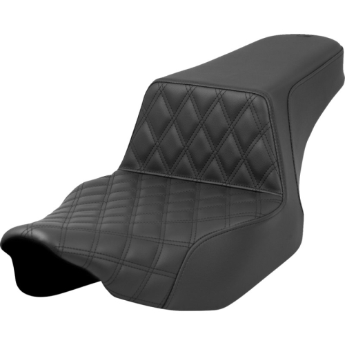 Saddlemen - Saddlemen Step-Up Front LS Seat - Black Stitching - 823-07-172