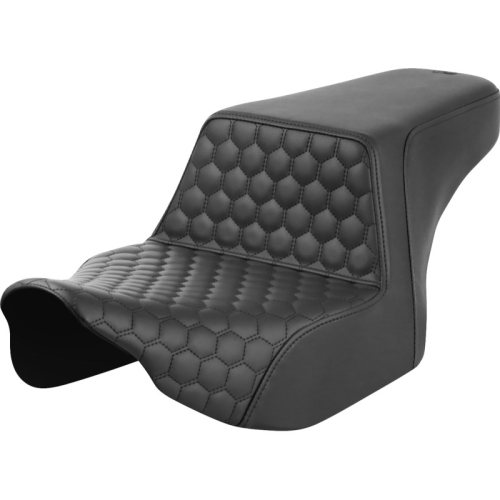 Saddlemen - Saddlemen Step-Up HC Seat - Black Stitching - 823-07-17700