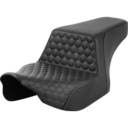 Saddlemen - Saddlemen Step-Up HC Seat - Gray Stitching - 823-07-17702