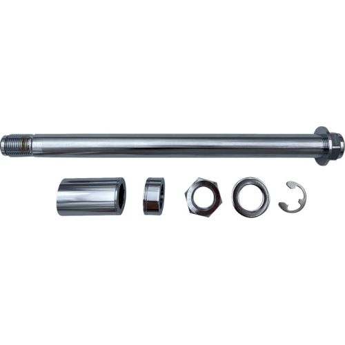 Drag Specialties - Drag Specialties Chrome Axle Kit - Front - 0214-2735