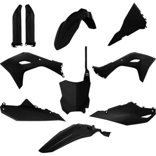 Polisport - Polisport Body Kit For Kawasaki - Black - 91362