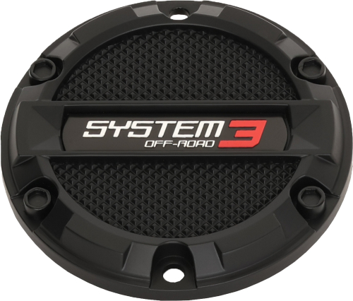 System 3 - System 3 SB-8 Center Cap - 6/5.5 - Matte Black - CAPS3-160