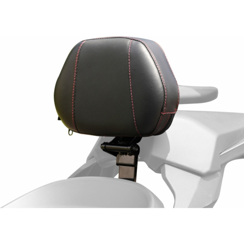 Show Chrome - Show Chrome Grande Backrest - Driver - Black - 41-416CRED