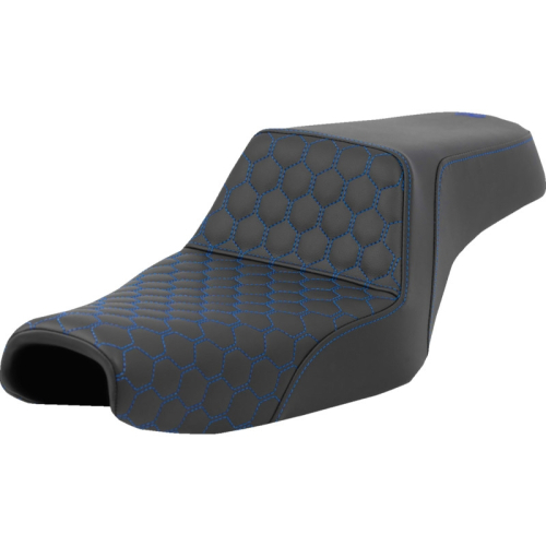 Saddlemen - Saddlemen Step-Up HC Seat - Blue Stitching - 807-11-17701