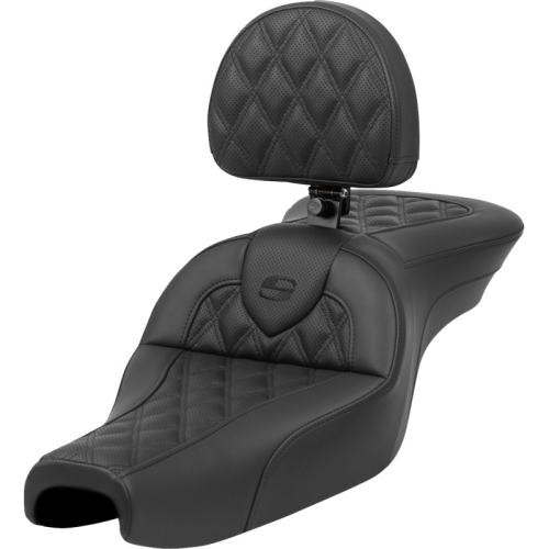 Saddlemen - Saddlemen Roadsofa LS Seat with Drivers Backrest - 807-11-182BR
