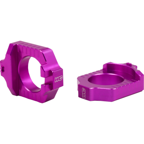 Works Connection - Works Connection Elite Axle Blocks - Purple - 17-P281