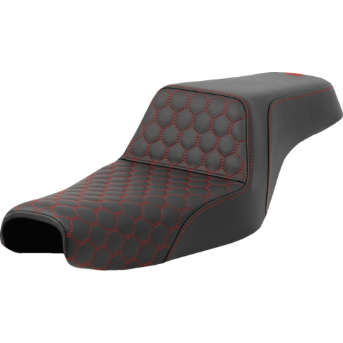 Saddlemen - Saddlemen Step-Up HC Seat - Red Stitching - 807-11-17704