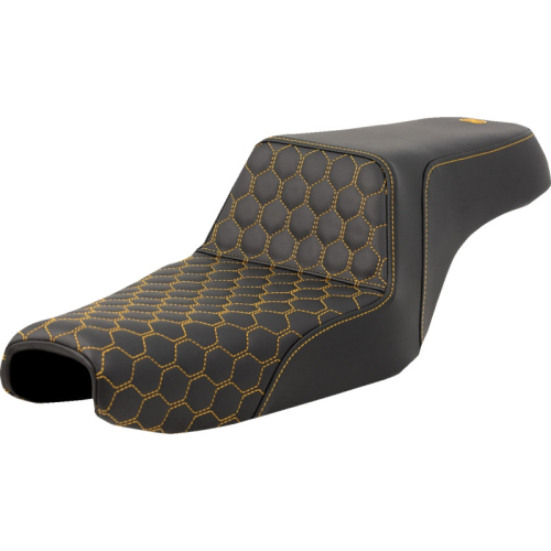 Saddlemen - Saddlemen Step-Up HC Seat - Gold Stitching - 807-11-17707