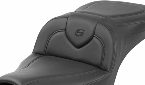 Saddlemen - Saddlemen Roadsofa Seat without Drivers Backrest - Black/Black Stitching - I22-02-187