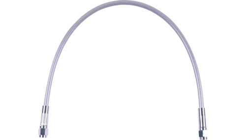 Magnum - Magnum Universal XR Stainless DOT Brake Line - Clear-Coated with Chrome Fitting - 17in. - SSC0500-17