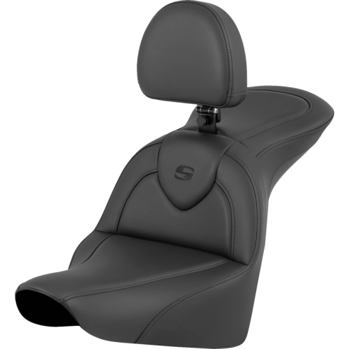 Saddlemen - Saddlemen Roadsofa Seat with Backrest - 818-27-187BR
