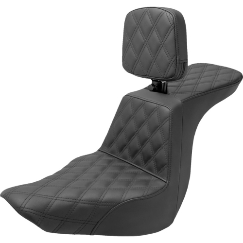Saddlemen - Saddlemen Tour Step-Up Full LS Seat with Drivers Backrest - 818-29-195BR