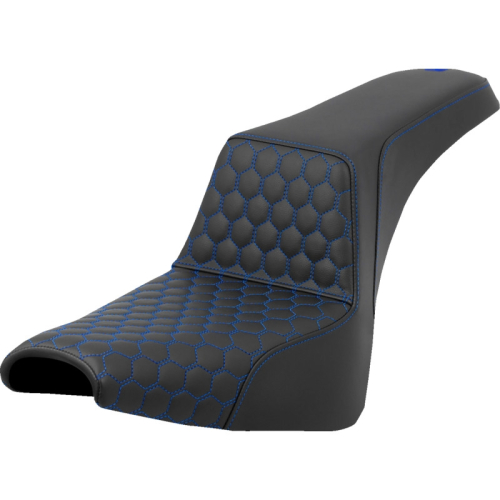 Saddlemen - Saddlemen Step-Up HC Seat - Blue Stitching - 818-30-17701