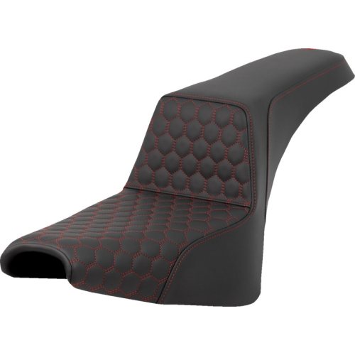Saddlemen - Saddlemen Step-Up HC Seat - Red Stitching - 818-30-17704