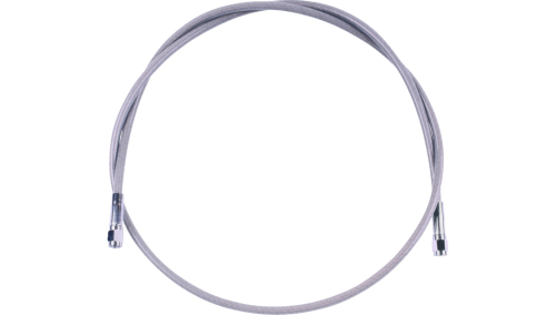 Magnum - Magnum Universal XR Stainless DOT Brake Line - Clear-Coated with Chrome Fitting - 40in. - SSC0500-40