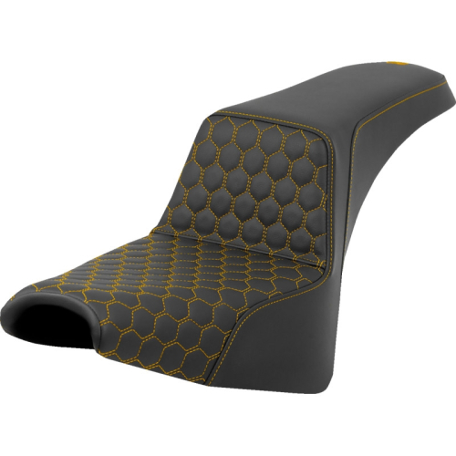 Saddlemen - Saddlemen Step-Up HC Seat - Gold Stitching - 818-30-17707