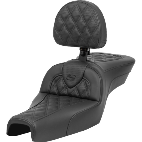 Saddlemen - Saddlemen Roadsofa LS Seat with Drivers Backrest - 807-03-182BR