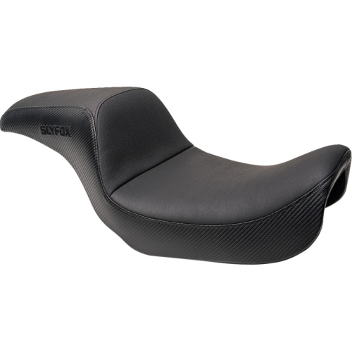 SLYFOX - SLYFOX Drifter Seat - 11in. Front 5 1/2in. Rear - Black logo - 4683A-slyfox