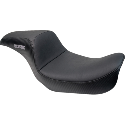 SLYFOX - SLYFOX Drifter Seat - 11in. Front 5 1/2in. Rear - Gray Logo - 4883B-slyfox