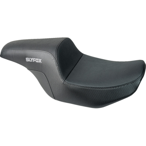 SLYFOX - SLYFOX Predator Seat - 12in. Front 6in. Rear - Gray Logo - 4685B-Slyfox