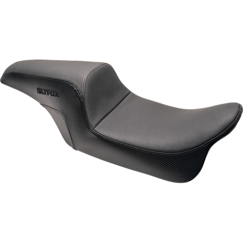 SLYFOX - SLYFOX Drifter Seat - 11 3/4in. Front 6in. Rear - Black Logo - SlyFox4682A