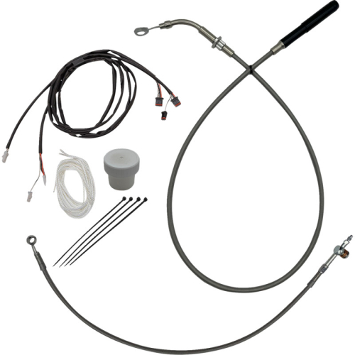Fat Baggers, Inc. - Fat Baggers, Inc. EZ Install Plus Handlebar Installation Kit - Braided - 119012