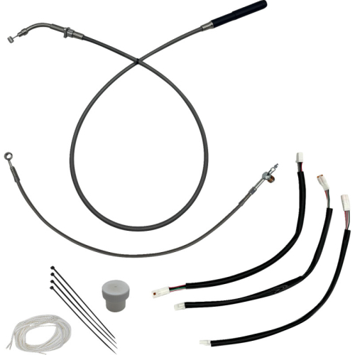 Fat Baggers, Inc. - Fat Baggers, Inc. EZ Install Plus Handlebar Installation Kit - Braided - 149014
