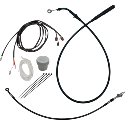 Fat Baggers, Inc. - Fat Baggers, Inc. EZ Install Plus Handlebar Installation Kit - Black Vinyl - 119012-B