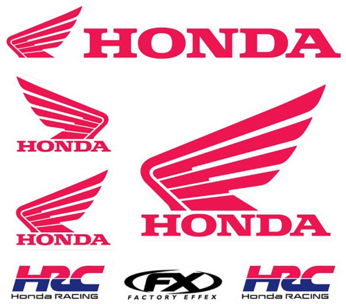 Factory Effex - Factory Effex Jersey Iron-On Kit - Honda - 28-82300