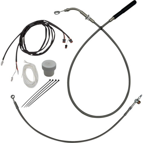 Fat Baggers, Inc. - Fat Baggers, Inc. EZ Install Plus Handlebar Installation Kit - Braided - 119918