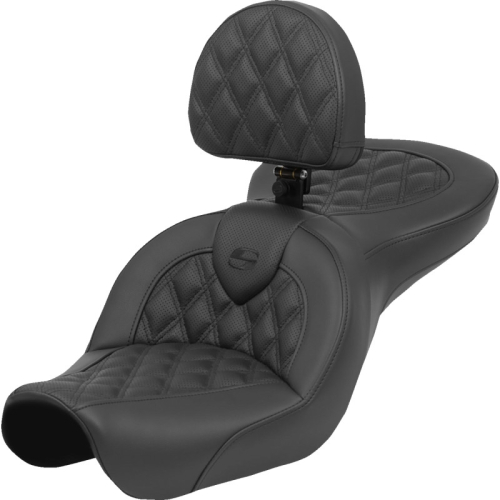 Saddlemen - Saddlemen Roadsofa LS Seat with Drivers Backrest - 804-04-182BR