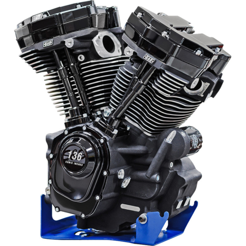 S&S Cycle - S&S Cycle MK136 Black Edition Engine with 475G Cam - 310-1290
