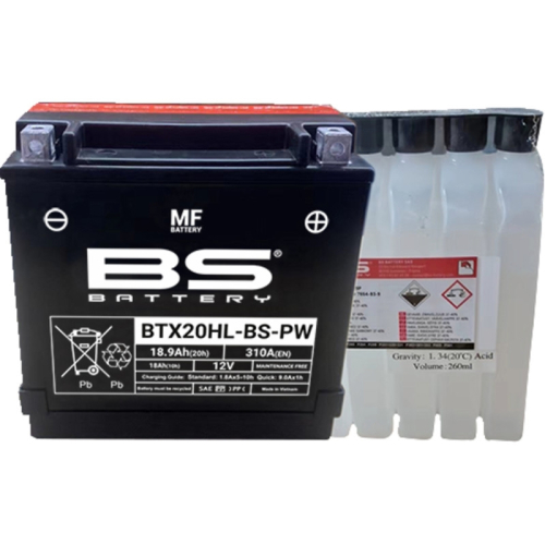 BS Battery - BS Battery MF AGM Maintenance-Free Battery - 300821