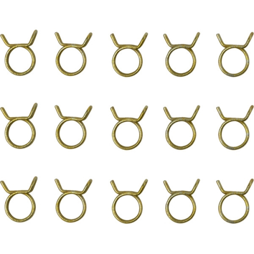 Helix Racing Products - Helix Racing Products Double Wired Hose Clamps - 7/16in. OD - 15 pcs. - 111-1716