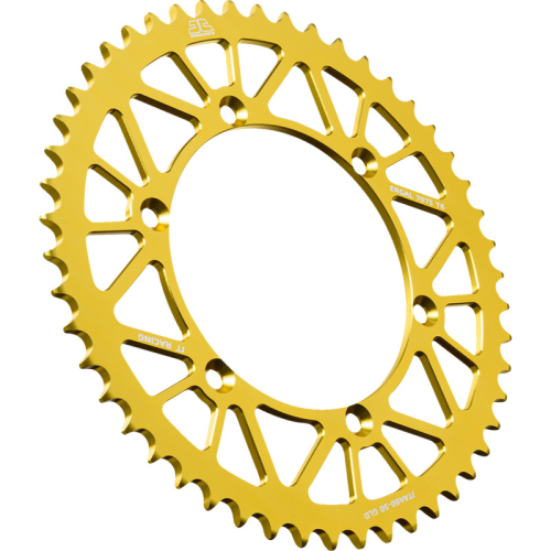 JT Sprockets - JT Sprockets Aluminum Rear Sprocket - 50T - JTA460.50GLD