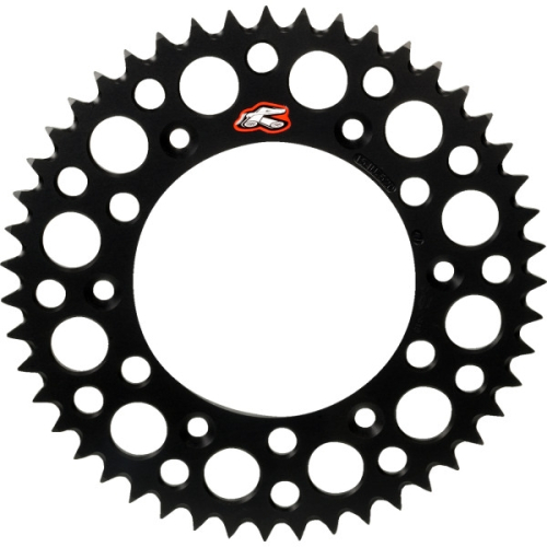 Renthal - Renthal Ultralight Rear Sprocket - Black - 46T - 224U-520-46GPBK