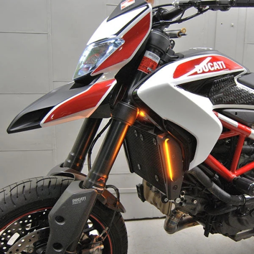New Rage Cycles - New Rage Cycles LED Front Turn Signals - Running Light Upgrade - HYPER-SMS-D
