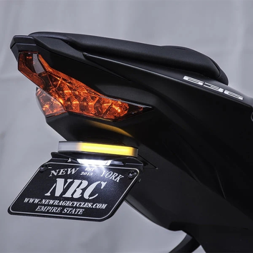 New Rage Cycles - New Rage Cycles Fender Eliminator Kit - Tucked - Dual-Load Equalizer - ZX6R-FE-T-24-L