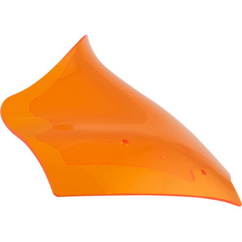Klock Werks - Klock Werks Kolor Flare Windshield - 10in. - Orange - KWW-01-0716