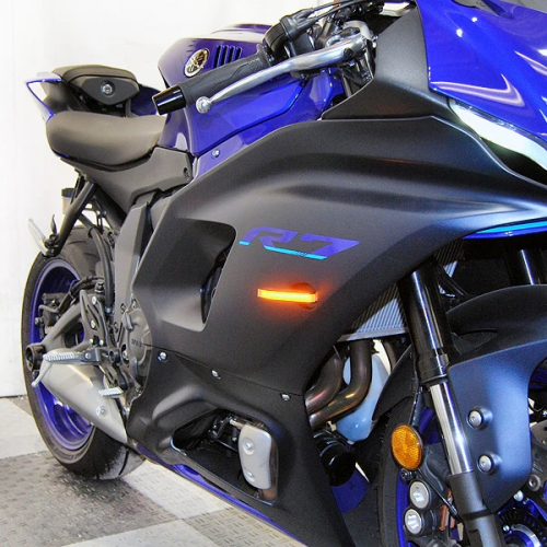 New Rage Cycles - New Rage Cycles Front Turn Signals - with Block Off Plates - R7-FB-MBO