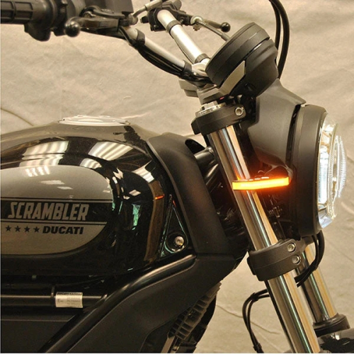 New Rage Cycles - New Rage Cycles LED Front Turn Signals - Running Light Upgrade - CD62-FB-D
