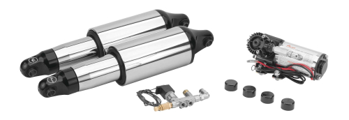 Arnott - Arnott Fox Series Softail Air Suspension - Chrome - MC-3586