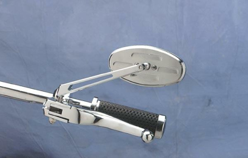 Drag Specialties - Drag Specialties Stealth II Mirror Longer Stem - Standard - DS-302152
