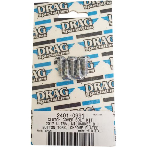 Drag Specialties - Drag Specialties Clutch Cover Bolt Kit - Smooth Button Head Torx - MK788