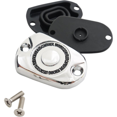 Drag Specialties - Drag Specialties Rear Brake Master Cylinder Cover Kit - 78073CB1