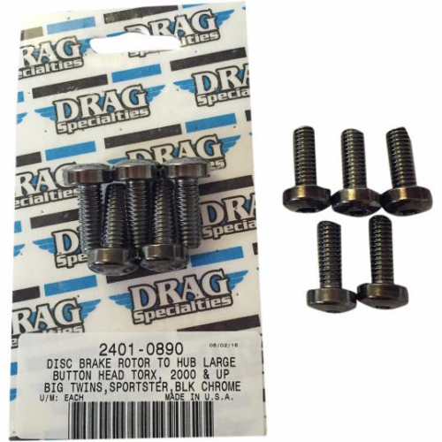 Drag Specialties - Drag Specialties Front Disc Brake Mounting Kit - Black Chrome - MK771BK