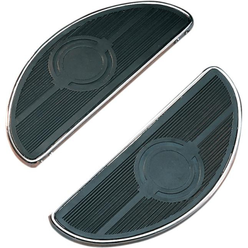Drag Specialties - Drag Specialties Half-Moon Floorboards - DS-254400