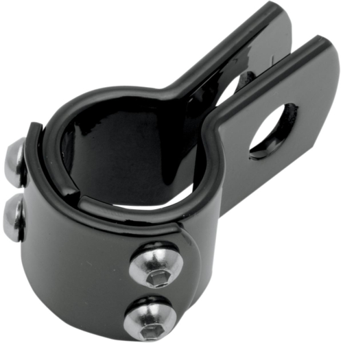 Drag Specialties - Drag Specialties Three-Piece Frame Clamp - 1 1/4in. - Black - 2404-0483