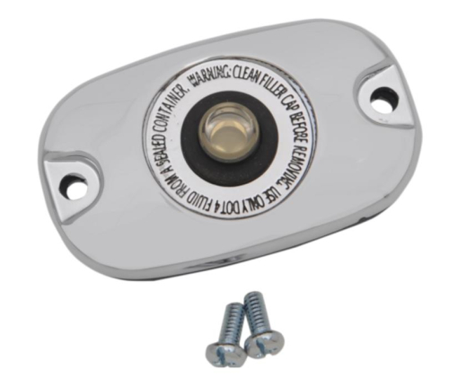 Drag Specialties - Drag Specialties Rear Brake Master Cylinder Cover Kit - 77779B1